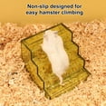 thumbnail image 3 of 2 in 1 Hamster Climbing Ladder House Safe Odor-free Platform Toy 3 Steps Stairs Non-slip Acrylic Shelter Nest for Small Animals Gerbils Guinea Pig, 3 of 7