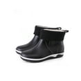 thumbnail image 1 of Gomelly Rain Boots for Men Waterproof Rubber Boots Lightweight Mud Garden Shoes Comfort Outdoor Work Boots Black-3 7.5, 1 of 2