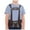 Dark Blue, variant on Xudanell Kids Boys T Shirts Toddler Athletic Shirt Childrens Summer Short Sleeve Oktoberfest Bib Printed T-Shirt Spliced Plaid Short Sleeve