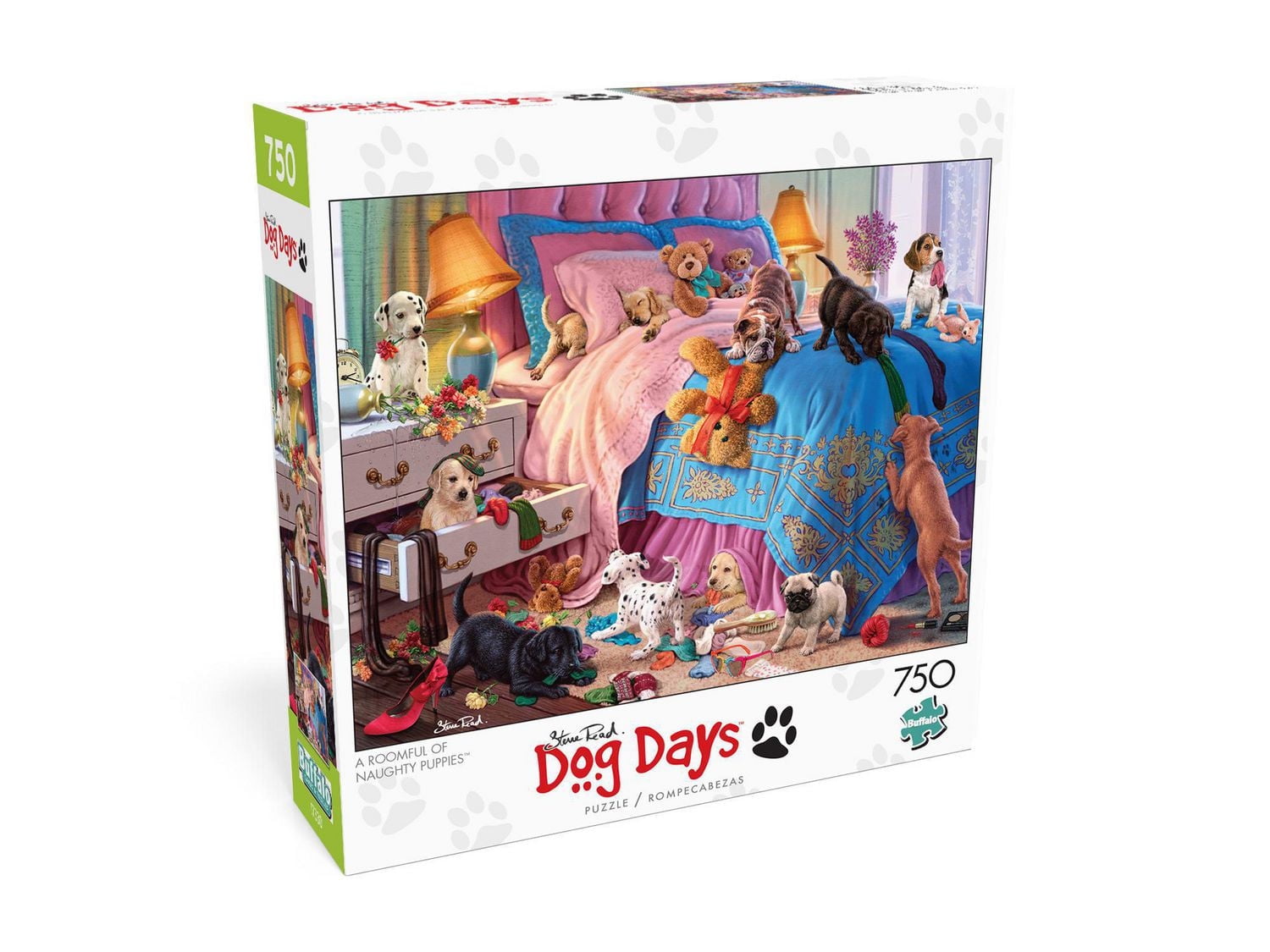 Buffalo Games - Dog Days - A Roomful of Naughty Puppies - 750 Piece Jigsaw Puzzle