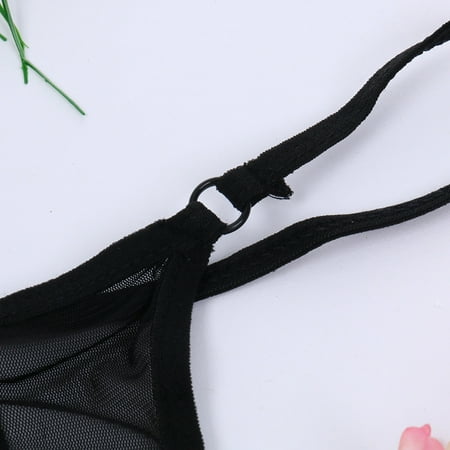 

KDDYLITQ Women s Thongs Sexy C-String Panty Low Rise Stretch Seamless