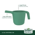 thumbnail image 4 of Expert Gardener 0.5 gal. Resin Watering Can, Green Lily, 4 of 9