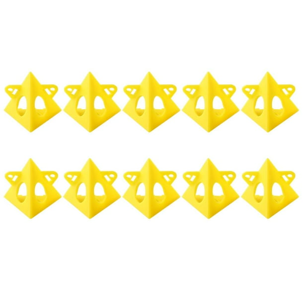 Juego Soportes Piramidales 10 Uds. Almohadillas Pintura Triangulares Pies para Carpintero Carpintería
