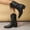 Black, variant on Women's Slouchy Chunky Heel Mid Calf Cowboy Boots Pointed Toe Pull On Retro Riding Boots Fall Fashion Cowgirl Booties