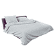 thumbnail image 4 of Juego de Fundas para Duvet Koala Estampada Microfibra Ultra suave Individual Cuadros Gris Rebeca, 4 of 4