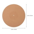 thumbnail image 2 of HONITANO Turntable Soft Slipmat Cork Vinyl Record Pad Prevent Record Slippage 1Set, 2 of 6