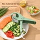thumbnail image 4 of Cortador De Plátano, Pelador De Ensalada De Frutas Y Verduras De Acero Inoxidable, Herramientas De Cocina Para Rebanar Uniformemente Plátanos, Perritos Calientes, Pepinos,, 4 of 7