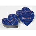 thumbnail image 4 of Inkdotpot Pack Of 100 Real Rose Gold Foil Paper Tags Thanks For Celebrating With Me Birthday Favor Hang Tags, 4 of 6