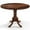 Walnut, variant on Costway 4-Person Dining Table Wooden Kitchen Table with Solid Rubber Wood Frame for Kitchen White&Walnut