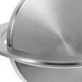 thumbnail image 3 of MLINS Stainless Steel Embedded Trash Bin Cover Swing Lid for Kitchen Bathroom Protection Silver 6.3 Inch, 3 of 7