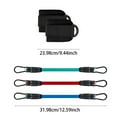 thumbnail image 4 of BESTSKY Ankle Resistance Bands for Leg and Workout 3 Levels Set of 3 Tubes and Ankle Straps, 4 of 4