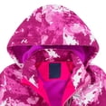 thumbnail image 5 of Boys Rain Jacket Lightweight Hooded Fleece Lined Raincoat Windbreakers For Kids,Fleece Lined Raincoat 4-5 Years, 5 of 8