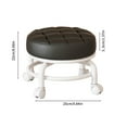 thumbnail image 3 of Staron Wheeled Low Stool, Multifunctional Sitting Stool with Wheels for Home and Office, Portable Seat for Seamstress and Easy Mobility, 3 of 7