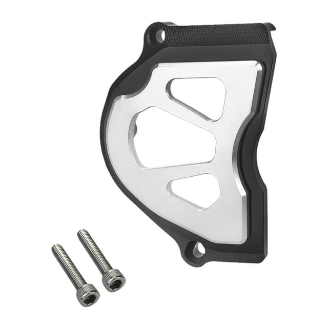 Cubierta de piñón delantero de repuesto directo de aleación de aluminio resistente protector de cadena para Honda Plata