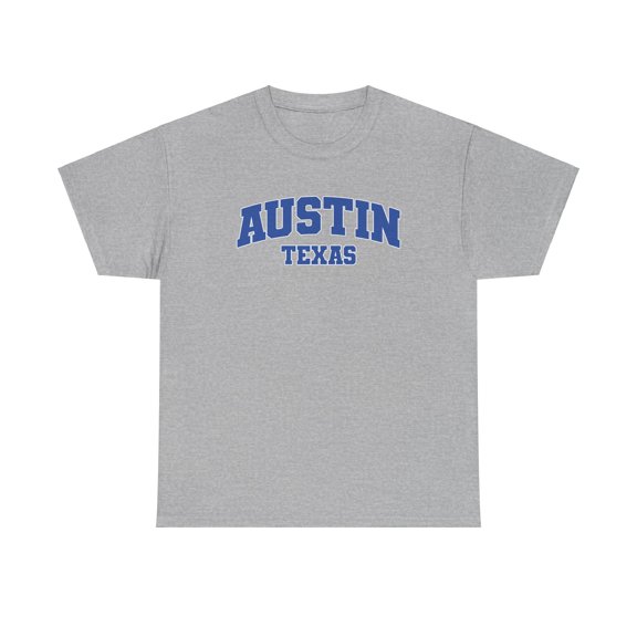 Austin Texas TX Shirt Gifts Tshirt Crew Neck Short Sleeve