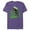 Purple, variant on Men's Encanto We Don't Talk About Bruno Green Text Graphic Tee Black X Large