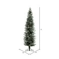 thumbnail image 3 of Vickerman 9' Frosted Glitter Tannenbaum Pine Artificial Christmas Tree, Unlit, 3 of 6