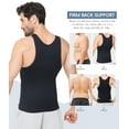 thumbnail image 5 of Compression Shirt Men Slimming Undershirt Body Shaper Vest, Gynecomastia Compression Tank Top, Shapewear Tummy Control, 5 of 7