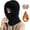 Black, variant on 3 in 1 Hat with Scarf and Mask for Women & Men, Windproof Knitted Hood with Plush Lining, Adjustable Outdoor Winter Scarf Hat