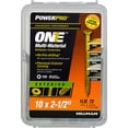 thumbnail image 2 of Tornillo multimaterial Hillman POWERPRO ONE Nº 10 X 2,5 cm L, 2 of 2