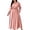Pink, variant on Women's Plus Size Polka Dots Long Sleeve Maxi Dress Elastic Waist A-Line Long Dress for Spring Fall Daily Casual (Navy,XXL)