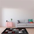 thumbnail image 1 of L Baiet SD571C28 2 x 8 ft. Rita Shag Runner Rug, Black, 1 of 1