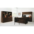 thumbnail image 3 of 10500 Series 72 in. W x 24 in. D x 29.5 in. H Kneespace Credenza With 3/4-Height Pedestals - Mahogany, 3 of 9