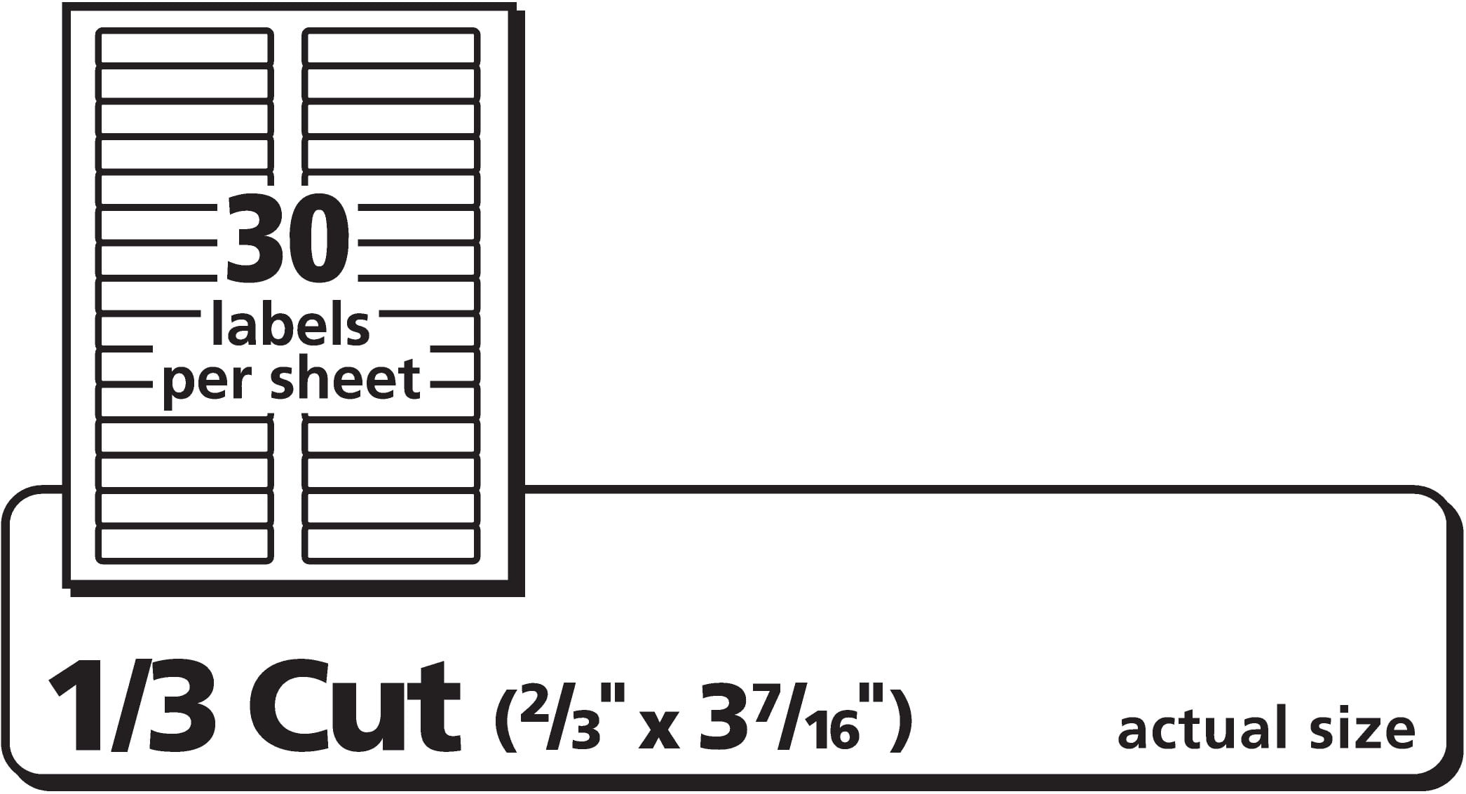 printing avery labels from word document template