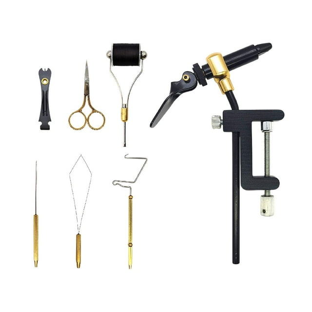 Fly Tying Vise Fishing Hook Tying Vise Rotatable Fly Tying Tools Fly Tying Vise Basic Set