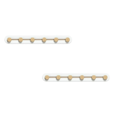 

Sanamity Picture Hangers 2 Pack Slidable Adhesive Hooks Heavy Duty Self Adhesive Hooks Bathroom Shower Kitchen Door Hooks For Clothes Keys Bags Towels And More (3Hooks White) Adhesive Hooks