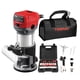 thumbnail image 1 of Enrutador de madera TEENO de 1,25 HP, 6,5 A, 13000-33000 RPM con juego de 15 brocas, 1 of 7