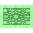 thumbnail image 1 of Ahgly Company Indoor Rectangle Oriental Emerald Green Traditional Area Rugs, 7' x 10', 1 of 4