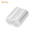 thumbnail image 6 of 20 Pack Aluminum Crimping Loop Sleeve for 5/16" Diameter Wire Rope, Double Ferrule Aluminum Wire Rope Sleeve, 6 of 6