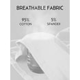 thumbnail image 4 of Charmo Plus Size Tank Tops for Womens Adjustable Strap Cotton Undershirt with Shelf Bra Casual Loose Camisole 1X-5X, 4 of 9