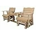 thumbnail image 3 of Kilmer Creek 6' Natural Cedar Settee Glider, Amish Crafted, 3 of 4