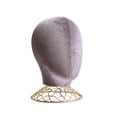 thumbnail image 2 of Modelo de cabeza de maniquí, soporte para peluca con base, soporte de exhibición multifuncional para sombreros, para de peluquería y peluca, 2 of 9