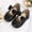 Black, variant on Rexoro Girls Mary Janes Dress Shoes Quilted PU Leather Bowknot Pearl Wedding Flats