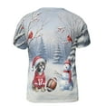 thumbnail image 2 of Hello Winter French Bulldog Football Snowman Welcome Snowy Morning All Over Print 3D Shirt Unisex Merch Dog Lover Gifts - 01012, 2 of 6