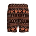 thumbnail image 4 of Picia Vintage Pumpkin Pattern Pajama Shorts for Men, Men's Pajama Bottoms, Sleepwear,Short Pajama Pants-Small, 4 of 9