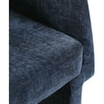 thumbnail image 5 of Meridian Furniture Emmet Navy Chenille Fabric Dining Chair / Accent Chair, 5 of 9