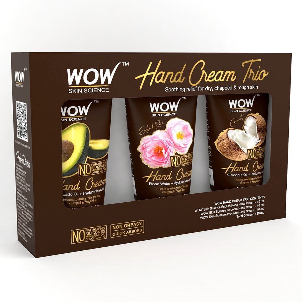 WOW Hand Cream Kit (Set of 3) - Skin Care Products - Net. Vol. 120ml