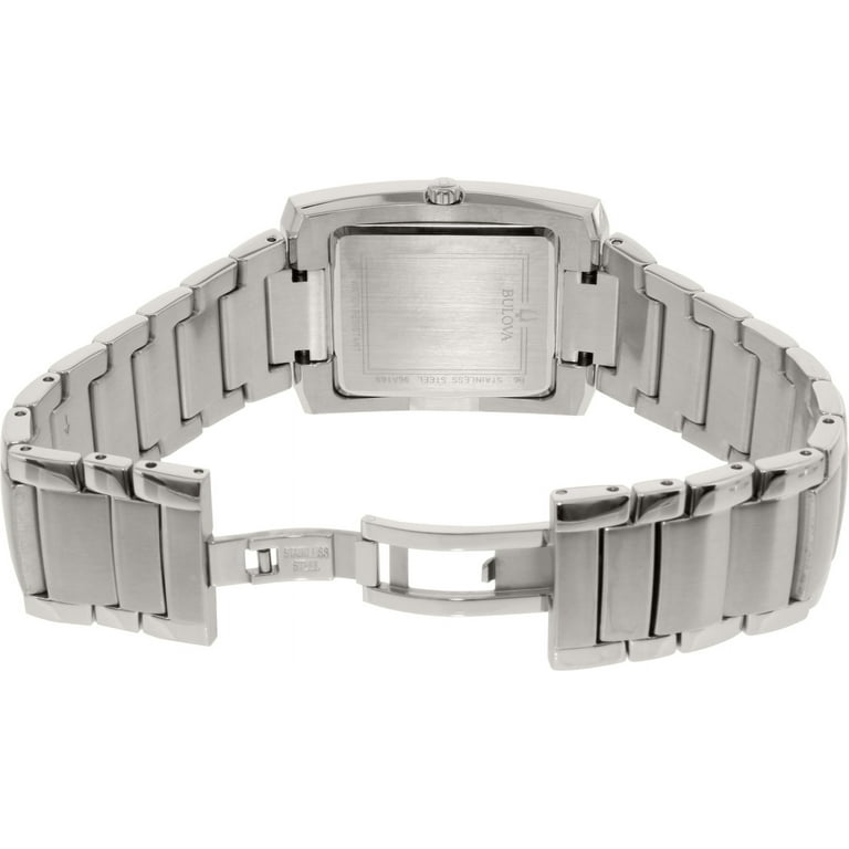Bulova Men's Wrist Stainless Steel Watch, Water Resistant