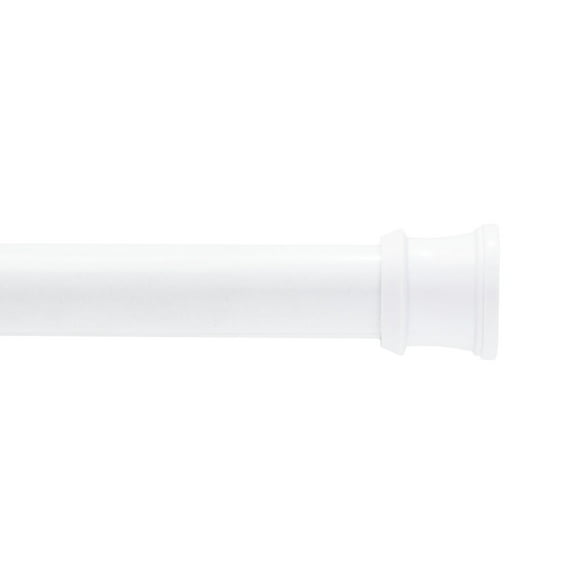 Kenney Twist & Fit No Tools Tension Shower Curtain Rod, Adjustable 36-63 Inches, White