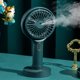 thumbnail image 4 of Ventilador Nebulizador Portátil de Mano, Recargable con Luz Nocturna, con Pulverizador de Agua a Pilas, Ideal para Viajes, Actividades Al Aire Libre, Senderismo y Acampada., 4 of 6