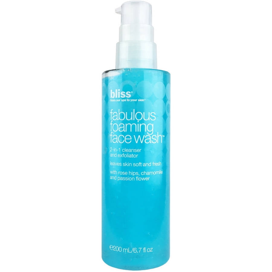 bliss exfoliating face wash