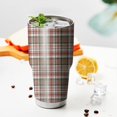 thumbnail image 3 of 30oz Red and Green Plaid Christmas Pattern Tumblers Stainless Steel Tumbler with Lid and Straw,Vacuum Insulated Double Wall Travel Tumbler Cups Mug with Cleaning Brush for Coffee,Tea, 3 of 7