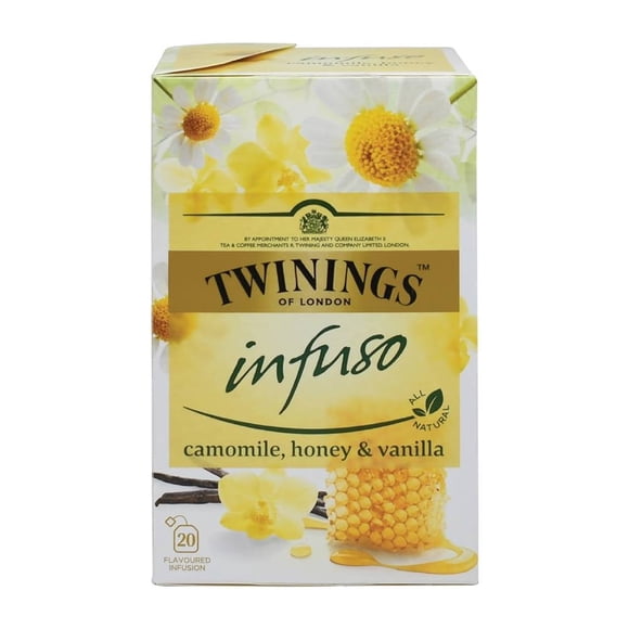 Infusión Twinings manzanilla con miel y vainilla 20 sobres de 1.5 g c/u
