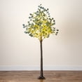 thumbnail image 5 of Nearly Natural 6ft. Lighted Artificial Eucalyptus Tree with 420 Warm White LED Lights, 5 of 9