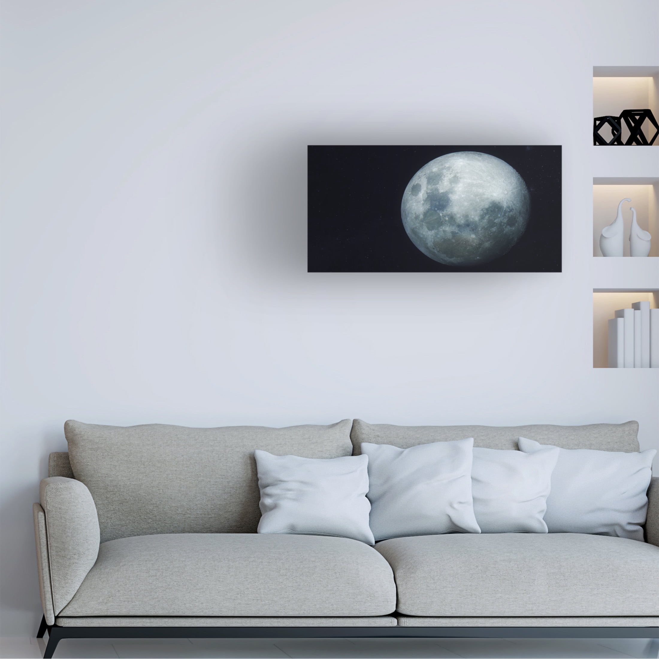 Trademark Fine Art TaranSohal   Lunar Dream Canvas Wall Art