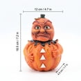 thumbnail image 2 of Halloween Pumpkin Decoration Yard Ornament for Outdoor Decor, Spooky Pumpkin Statue for Garden Lawn, Unique Fall Seasonal Home Porch Accents, 1Pack Pumpkin #A, 2 of 5